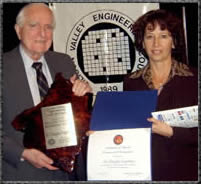 Doug Engelbart and Valerie Landau